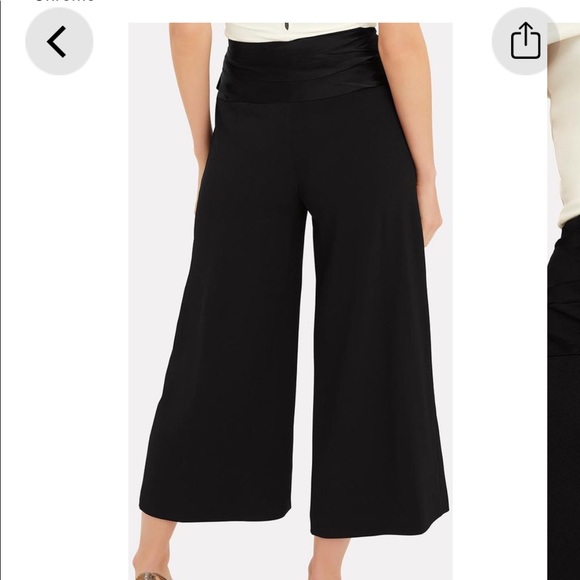 Jonathan Simkhai High-Rise Wide-Leg cropped pant - Picture 5 of 5